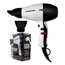 Secador De Pelo Profesional Extreme 5000 Teknikpro Negro/blanco