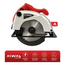 Sierra Circular Aiwa 1300w 4800rpm 185mm Rojo 50 Hz