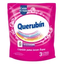 Jabon Liquido Para Ropa Baja Espuma Querubin Doypack X 3 Lts