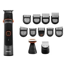 Grooming Kit Corta Pelo-barba 12 Accesorios Philco (cb8875se) Negro