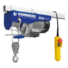 Malacate Aparejo 250 Kg Eléctrico Kommberg Kb-pa250e 12m
