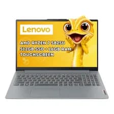 Notebook Táctil Laptop Lenovo Ideapad Slim 3 15.6'' Ryzen 7 5825u 16gb Ram 512gb Ssd W11 Arctic Grey