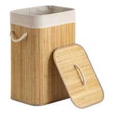 Canasto Cesto Ropa Sucia Bambu Plegable Asas Organizador Marca Känn Livet Kl-natur Natural Claro