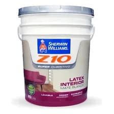 Sherwin Williams Latex Z10 Interior Mate De 20l Blanco Blanco Mate