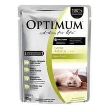 Alimento Húmedo Optimum Gato Adulto 85g X12 Pollo Nutritivo