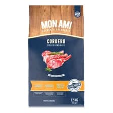 Alimento Seco Para Perros Mon Ami Sabor Cordero 12kg Balanceado