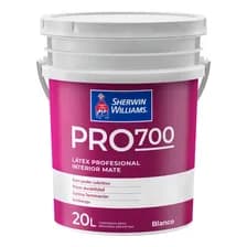 Sherwin Williams Profesional Pro700 Látex Blanco 20l Unidad