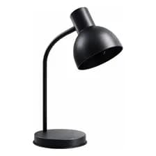Lámpara De Escritorio Flexible Ferrolux Para Led E27 Negra Negro