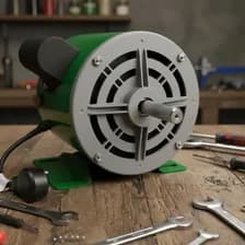 Motor Hormigonera Daf 3/4 Hp Monofásico 1500 Rpm Antihorario