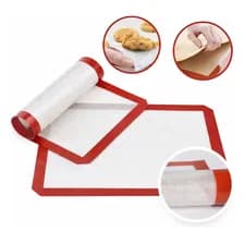 Lamina Para Hornear Set X2 Veoquiero Placa Silicona Horno Bordó Veoquiero