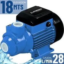 Bomba De Agua Periferica Midow 370w 28 L/min Caudal 18 Mts Elevacion 8 Mts De Succion Elevadora Tanque Azul 50 Hz Monofásica