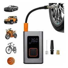 Inflador De Neumáticos Gadnic Inalámbrico Mini Recargable Pantalla Led