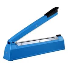 Selladora De Bolsas Plasticas Cortadora 30cm Progresiva Color Azul