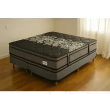 Sommier Viggo Magnum 160x200 Cm 300 Kg Alta Densidad Negro