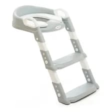 Escalera Reductor Adaptador De Inodoro Love 568 Para Niños Color Gris Lisa Liso