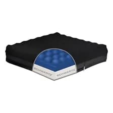 Asiento Antiescaras Viscoelástico Schwartz 41x41 Cm Funda Lavable Negro