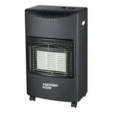 Estufa Garrafera Premium Home Yd-g02 3600 Kcal/h Con Ruedas Y Seguridad Negro