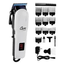 Máquina De Cortar Pelo Care By Gadnic Inalámbrica 10 Peines Accesorios Blanco
