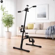 Pedalera Fija Rehabilitacion Mtl Ejercicio Cardio Regulacion Intensidad Altura 95cm Soporta 120kg Estructura Acero Plegable Terapia Piernas Brazos Adultos Mayores Kinesiologia