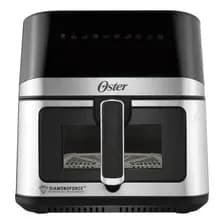 Freidora De Aire Digital Oster Con Ventana 7.5 Litros Gris