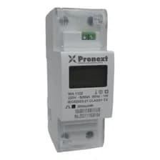 Medidor De Luz Digital Monofásico Pronext Wa 1102 Consumo Eléctrico Doméstico Monofásica -220