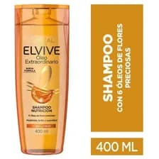Shampoo Elvive Oleo Extraordinario Nutrición Universal 400ml Elvive Oleo Extraordinario Óleo Extraordinario Nutrición Universal Shampoo
