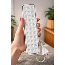Luz De Emergencia Led Potente Recargable Leds Newtek Blanco
