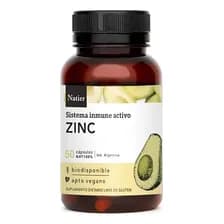 Cápsulas Zinc Sistema Inmune Activo X 50 - Natier Sabor Sin Sabor