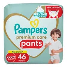 Pañales Unisex Premium Care Pants 46uds Xxxg Pampers Sin Género