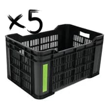 Canasto Cosechero Piso Y Laterales Reforzado Pack X5 El Mas Fuerte Sufin
