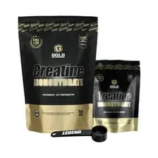 Creatina Monohidratada Gold Nutrition 1kg + Creatina Monohydrate 300g + Scoop Legend Nutrition Sin Sabor