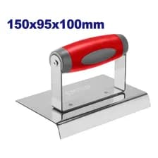 Llana Para Bordes De Hormigón De Acero Inoxidable Con Mango Plástico