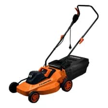 Cortadora De Pasto Eléctrica Lüsqtoff 1600w Lco-1640b Con Bolsa Recolectora Naranja
