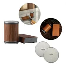 Afilador Cuchillos Rodillo Diamante Soporte Iman 400/600gr Marron Madera