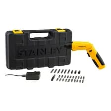 Atornillador Inalámbrico 4v + 30 Accesorio Stanley Scs4k-b2c Amarillo Entrada Tipo C