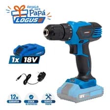 Taladro Atornillador Inalambrico Logus Til-18v-be 18v- Color Azul Marino