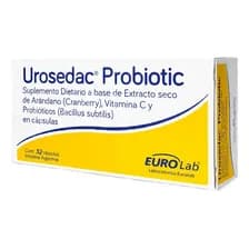 Urosedac Probiotic Estracto De Arandano Capsulas X 32 Sin Sabor