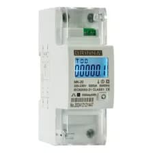 Medidor De Energia Consumo De Luz Brinna Kw/h Riel Din