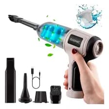 Aspiradora De Mano Inalámbrica Gadnic 80w Multiuso 4 En 1 Aspira & Sopla Carga Usb-c Gris