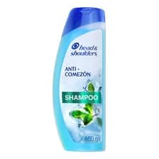 Shampoo Head & Shoulders Anti-comezón Con Menta 650 Ml