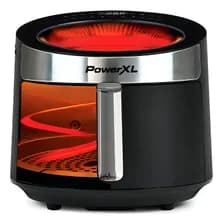 Freidora De Aire Powerxl Luz Infrarroja 5 Lts Airfryer Cocción Rapida 12 Funciones Apagado Automatico Sin Aceite Negro