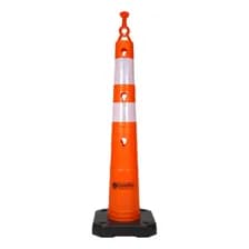 Cono Señalizacion Vial Vencedor Light 120 Cm 4 Kg Conoflex Color Naranja