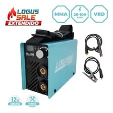 Soldadora Electrica Logus Lite 20-100amp Sll-100 Mma Celeste