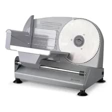 Cortadora De Fiambre Metálica Suono Doméstica Disco De 190mm 150w Gris