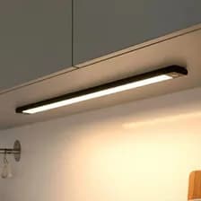 Barra Led 60cm Sensor Mov Dimer Bajo Alacena Batería Fenergy Negro