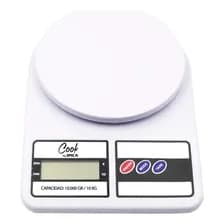 Balanza Alimentos Cocina Digital Hasta 10 Kg Cook By Spica Lbal-80 Alta Precision Color Blanco