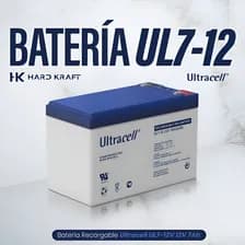 Bateria Vlra Recargable Alarma Ups Inversor 12v 7a Ultracell