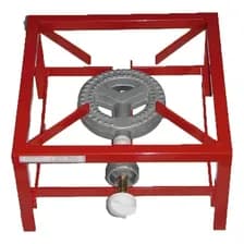 Anafe Industrial Gas Foco 11621/2 Rojo 1 Hornalla Potencia 10000 Kcal/h
