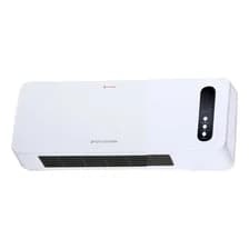 Caloventor Split Ken Brown Ceramico 2000w Pared Control Caja Color Blanco