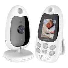 Baby Monitor Babycall Gadnic Cambeb48 Audio Bidireccional Pantalla Lcd 2 Visión Nocturna Vox Alcance 260m Batería Recargable Blanco